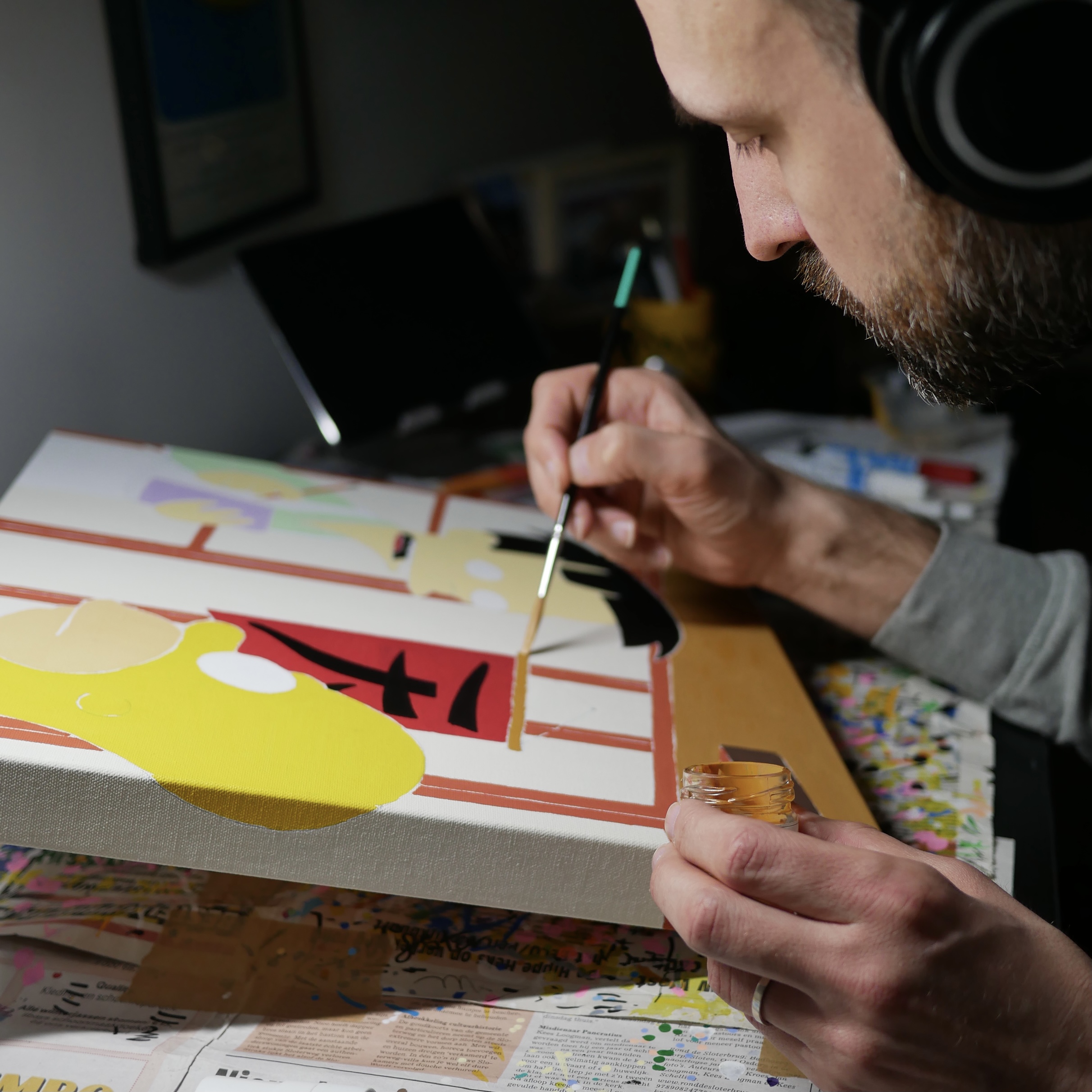 Studio work in progress